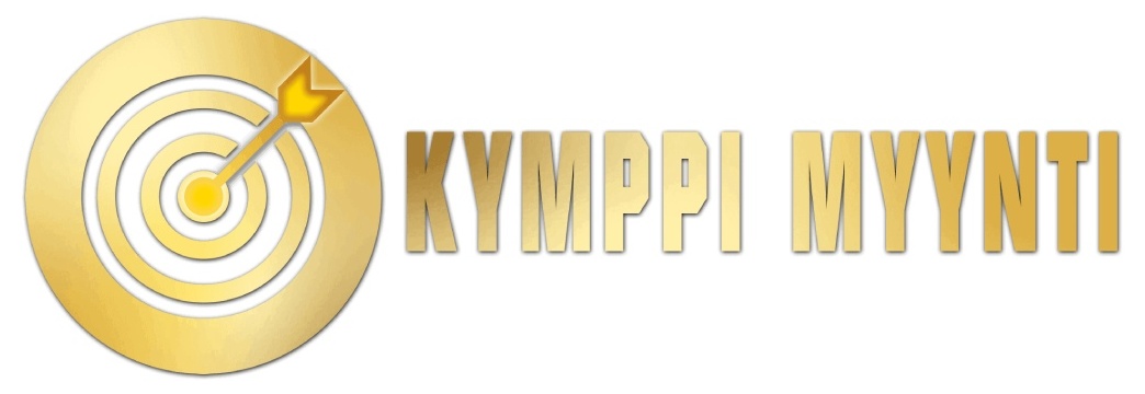Kymppi Myynti — kultainen maalitaululogo